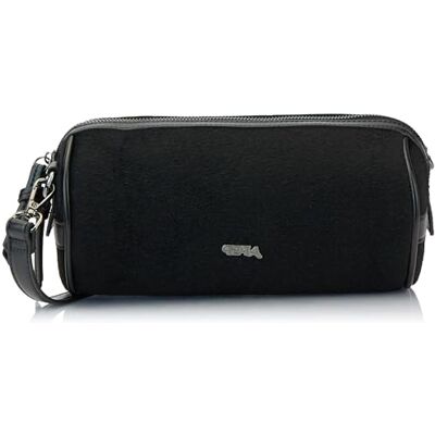 aleva Sac à main en fausse fourrure pour femme Noir, Noir aleva Sac à main en fausse fourrure pour femme Noir, Noir
