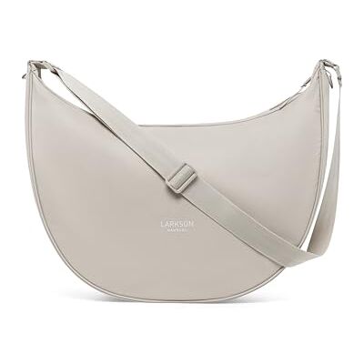 LARKSON Sac Bandoulière Femme Solveig Sac a Main Tendance pour Voyage, Shopping, Quotidiens Sac Banane Tissu Petit Sacoche Demi Lune Imperméable LARKSON Sac Bandoulière Femme Solveig Sac a Main Tendance pour Voyage, Shopping, Quotidiens Sac Banane Tissu Petit Sacoche Demi Lune Imperméable