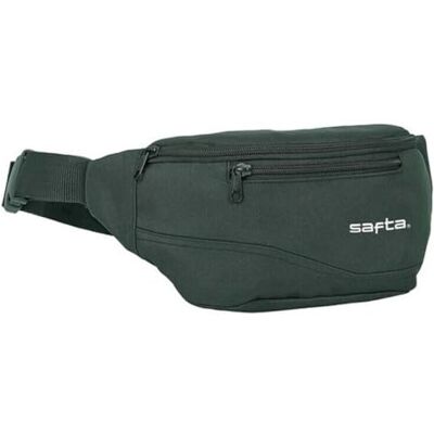 safta Sac banane avec poche extérieure, gris, M, Sac banane safta Sac banane avec poche extérieure, gris, M, Sac banane
