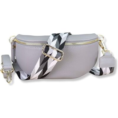 Blade Sac banane doré pour femme en cuir véritable, sac banane élégant pour femme avec 2 larges ceintures amovibles et réglables en cuir, sac bandoulière pour femme, sac banane de qualité supérieure Blade Sac banane doré pour femme en cuir véritable, sac banane élégant pour femme avec 2 larges ceintures amovibles et réglables en cuir, sac bandoulière pour femme, sac banane de qualité supérieure