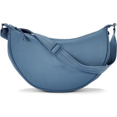 LARKSON Sac Bandoulière Femme Solveig Medium Sac a Main Tendance pour Voyage, Shopping, Quotidiens Sac Banane Tissu Petit Sacoche Demi Lune Imperméable LARKSON Sac Bandoulière Femme Solveig Medium Sac a Main Tendance pour Voyage, Shopping, Quotidiens Sac Banane Tissu Petit Sacoche Demi Lune Imperméable