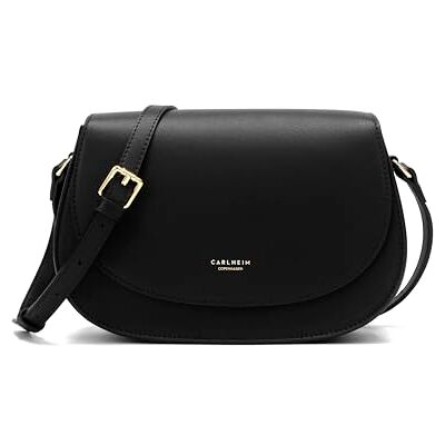 Carlheim , Gotland Genuine Leather collection, Jolie Genuine Leather Handbag (Black), Noir, Taille unique Carlheim , Gotland Genuine Leather collection, Jolie Genuine Leather Handbag (Black), Noir, Taille unique
