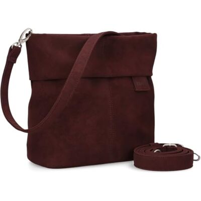 Zwei Mademoiselle.M M8 Sac à bandoulière en cuir synthétique avec compartiment secret et compartiment principal avec fermeture éclair, bandoulière courte et longue amovible Zwei Mademoiselle.M M8 Sac à bandoulière en cuir synthétique avec compartiment secret et compartiment principal avec fermeture éclair, bandoulière courte et longue amovible
