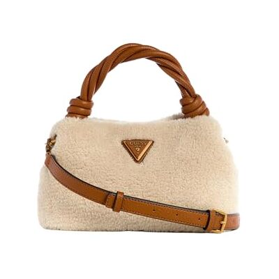 GUESS Contemporain, Naturel/Cognac, One Size, Sac à bandoulière Shaida avec poignée supérieure GUESS Contemporain, Naturel/Cognac, One Size, Sac à bandoulière Shaida avec poignée supérieure