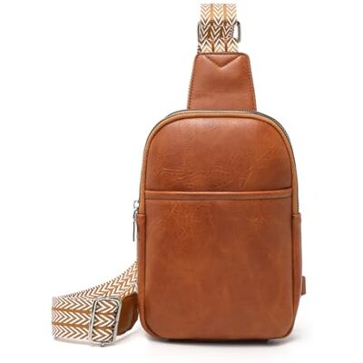 Miss Lulu Sac à bandoulière pour femme, petite fille, sac à main en cuir, sacs d'épaule imperméable, avec bandoulière réglable Miss Lulu Sac à bandoulière pour femme, petite fille, sac à main en cuir, sacs d'épaule imperméable, avec bandoulière réglable