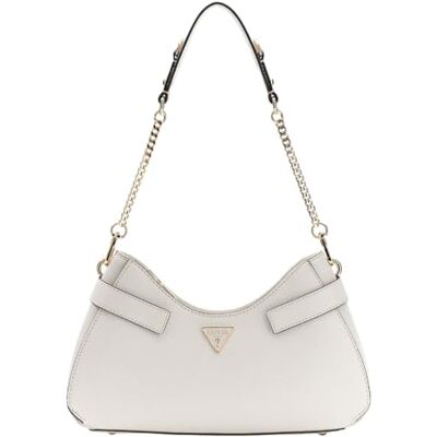 GUESS sac à épaule Serenova Shoulder Bag Cream White écru GUESS sac à épaule Serenova Shoulder Bag Cream White écru