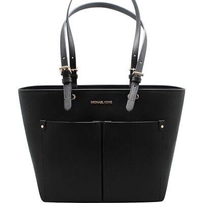 Michael Kors Jet Sest Sac de voyage moyen avec double poche, Noir , 15 pulgadas Michael Kors Jet Sest Sac de voyage moyen avec double poche, Noir , 15 pulgadas
