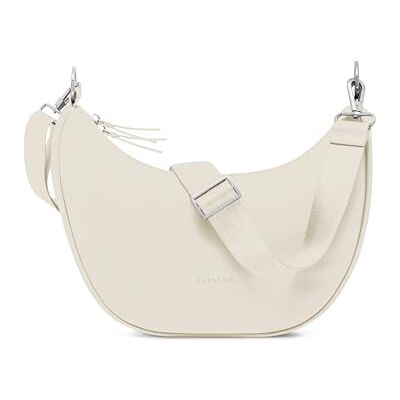 Expatrié Lea Medium Sac à bandoulière semi-circulaire en cuir végétalien pour femme Motif demi-lune Imperméable Expatrié Lea Medium Sac à bandoulière semi-circulaire en cuir végétalien pour femme Motif demi-lune Imperméable