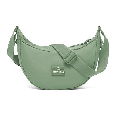 Johnny Urban Sac Bandoulière Femme & Homme Noir Ally Half Moon Bag Sac Banane avec Sangle Réglable Sacoche Demi Lune Imperméable Johnny Urban Sac Bandoulière Femme & Homme Noir Ally Half Moon Bag Sac Banane avec Sangle Réglable Sacoche Demi Lune Imperméable