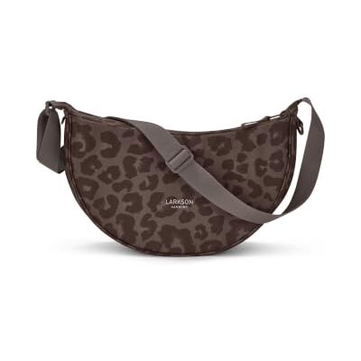LARKSON Sac à bandoulière pour femme Solveig Sac demi-lune, sac à bandoulière rond, élégant et décontracté, réglable, tendance, imperméable LARKSON Sac à bandoulière pour femme Solveig Sac demi-lune, sac à bandoulière rond, élégant et décontracté, réglable, tendance, imperméable