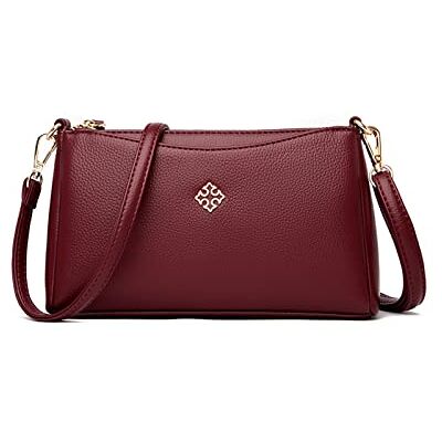 NICOLE & DORIS Sac a Main Femmes Bandoulieres Petit Sac D'épaule Sac Téléphone Portable Sac Epaule PU Cuir Sacoche Femme Pochette Sac Crossbody Messenger Bag, Bourgogne, L, Bandoulière NICOLE & DORIS Sac a Main Femmes Bandoulieres Petit Sac D'épaule Sac Téléphone Portable Sac Epaule PU Cuir Sacoche Femme Pochette Sac Crossbody Messenger Bag, Bourgogne, L, Bandoulière