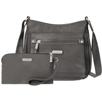 Baggallini Upb287b0996 Sac à bandoulière pour femme, noir, taille unique Baggallini Upb287b0996 Sac à bandoulière pour femme, noir, taille unique