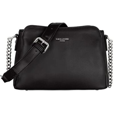 David Jones Petit Sac Bandoulière Femme Sac à Main Chaîne Porté Epaule 3 Poches Besace Sacoche Messenger Téléphone Cuir PU Pochette Fourre-Tout Ville Voyage Shopping Mode Chic David Jones Petit Sac Bandoulière Femme Sac à Main Chaîne Porté Epaule 3 Poches Besace Sacoche Messenger Téléphone Cuir PU Pochette Fourre-Tout Ville Voyage Shopping Mode Chic