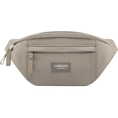 LARKSON Sac Banane Femme & Homme Ole, Gravel, Taille unique, Sac banane Sacoche de Ceinture pour Festival, Voyage & Sport, Petit Sac à Main Fashion, Déperlant LARKSON Sac Banane Femme & Homme Ole, Gravel, Taille unique, Sac banane Sacoche de Ceinture pour Festival, Voyage & Sport, Petit Sac à Main Fashion, Déperlant