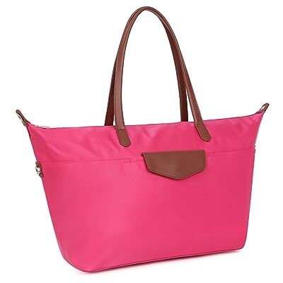 Hexagona Pop Paris Sac cabas porté épaule pour Femme Collection POP Rose en Nylon Porté Epaule Sac a main femme Sac bandoulière Petit Sac Sac à main bandoulière Femme Hexagona Pop Paris Sac cabas porté épaule pour Femme Collection POP Rose en Nylon Porté Epaule Sac a main femme Sac bandoulière Petit Sac Sac à main bandoulière Femme