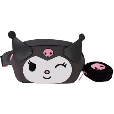 Loungefly Sanrio Kuromi Sac banane, multicolore Loungefly Sanrio Kuromi Sac banane, multicolore