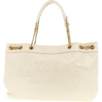 Marc Jacobs The Chain Sack Sac Femme, Cloud White Marc Jacobs The Chain Sack Sac Femme, Cloud White