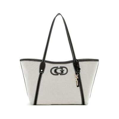 GUESS Sebina Sac fourre-tout Naturel/noir, naturel/noir GUESS Sebina Sac fourre-tout Naturel/noir, naturel/noir