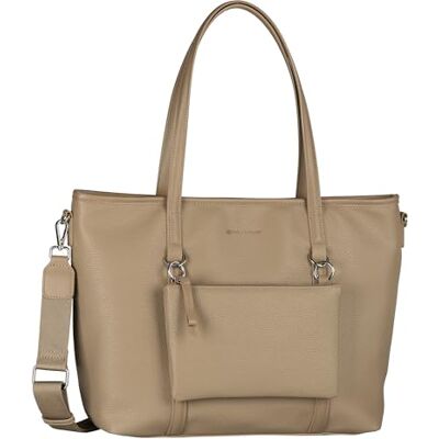 TOM TAILOR Jamila Sac à bandoulière avec fermeture éclair pour femme Grand format, beige, L, Décontracté TOM TAILOR Jamila Sac à bandoulière avec fermeture éclair pour femme Grand format, beige, L, Décontracté