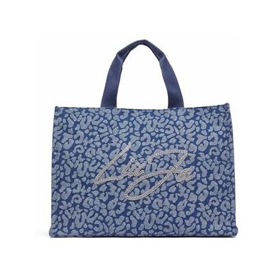 Liu Jo Sac à Main Denim Animalier, Femme, Décontracté Sportif, 100% Polyester, 40x30x20 cm, Bandoulière Réglable Liu Jo Sac à Main Denim Animalier, Femme, Décontracté Sportif, 100% Polyester, 40x30x20 cm, Bandoulière Réglable
