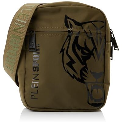 PLEIN SPORT Crossover Philadelphia Handbag unisexe adulte Army, Kaki (Army) PLEIN SPORT Crossover Philadelphia Handbag unisexe adulte Army, Kaki (Army)