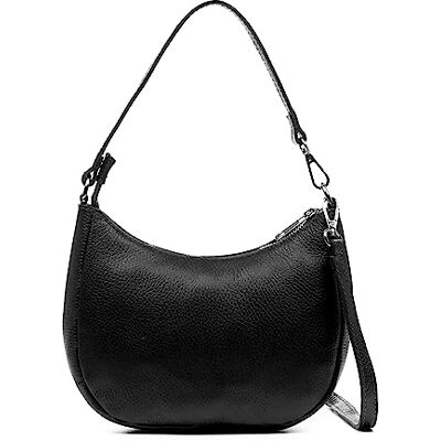 FIRENZE ARTEGIANI . Altivole Sac à bandoulière et sac à main en cuir véritable Finition dollar 21 x 6,5 x 16 cm Couleur : noir/blanc, noir/blanc, Utilitaire FIRENZE ARTEGIANI . Altivole Sac à bandoulière et sac à main en cuir véritable Finition dollar 21 x 6,5 x 16 cm Couleur : noir/blanc, noir/blanc, Utilitaire