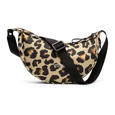 LARKSON Sac Bandoulière Femme Solveig Sac a Main Tendance pour Voyage, Shopping, Quotidiens Sac Banane Tissu Petit Sacoche Demi Lune Imperméable LARKSON Sac Bandoulière Femme Solveig Sac a Main Tendance pour Voyage, Shopping, Quotidiens Sac Banane Tissu Petit Sacoche Demi Lune Imperméable