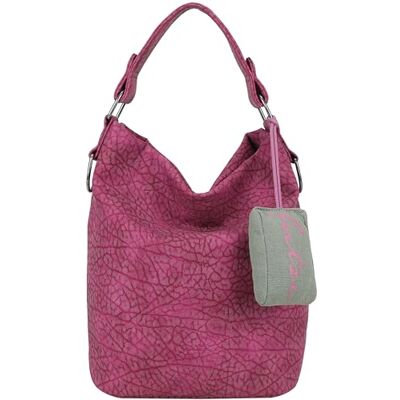 Fritzi aus Preussen Fritzi Ella Hobo Wild Berry Sac hobo femme similicuir structuré sac épaule sac à main ville festival vegan fermeture magnétique pendentif amovible 37 x 27 x 17 cm – Rose Fritzi aus Preussen Fritzi Ella Hobo Wild Berry Sac hobo femme similicuir structuré sac épaule sac à main ville festival vegan fermeture magnétique pendentif amovible 37 x 27 x 17 cm – Rose