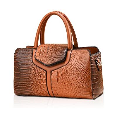 NICOLE & DORIS Sacs à main en crocodile pour femme avec poignée supérieure, sacs fourre-tout de taille moyenne, sac à bandoulière en cuir PU, sac à main pour femme, sac à main sacoche, sac d'occasion NICOLE & DORIS Sacs à main en crocodile pour femme avec poignée supérieure, sacs fourre-tout de taille moyenne, sac à bandoulière en cuir PU, sac à main pour femme, sac à main sacoche, sac d'occasion