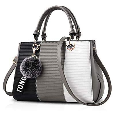 NICOLE & DORIS 2024 Nouveau Sac à Main Femme Sacs Portés Main Mode Sac Bandoulière Élégant Sac Epaule Sacoche Femme Sac à Poignée Supérieure avec Pom Poms NICOLE & DORIS 2024 Nouveau Sac à Main Femme Sacs Portés Main Mode Sac Bandoulière Élégant Sac Epaule Sacoche Femme Sac à Poignée Supérieure avec Pom Poms