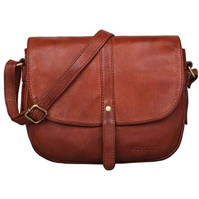 STILORD "Kira" Sac à Main en Cuir pour Femme Sac à Bandoulière Vintage Petite Besace Sac à l'Épaule Sorties Soirées Shopping Couleur:Cognac Marron STILORD "Kira" Sac à Main en Cuir pour Femme Sac à Bandoulière Vintage Petite Besace Sac à l'Épaule Sorties Soirées Shopping Couleur:Cognac Marron