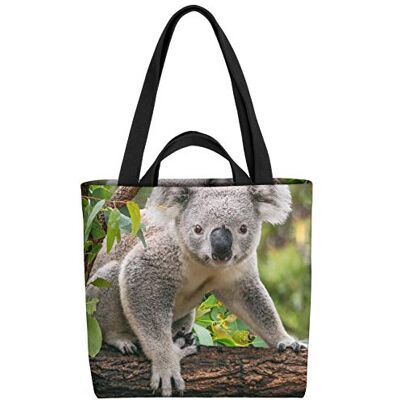 VOID Koala Sac de courses 33 x 33 x 14 cm 15 l, multicolore, XXL, décontracté VOID Koala Sac de courses 33 x 33 x 14 cm 15 l, multicolore, XXL, décontracté
