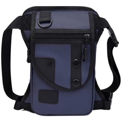 BANDKIT Sac banane pour homme, sac de jambe, sac de ceinture utilitaire, pochette pour homme, hanche, moto, jambières, sacs de cuisse, sac banane pour cyclisme, sac à bandoulière, bleu, One Size BANDKIT Sac banane pour homme, sac de jambe, sac de ceinture utilitaire, pochette pour homme, hanche, moto, jambières, sacs de cuisse, sac banane pour cyclisme, sac à bandoulière, bleu, One Size