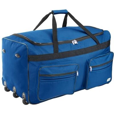 Monzana Deuba Sac de voyage XXL 160 l avec poignée télescopique Bleu marine, bleu marine, 160L = 85 x 43 x 44 cm (LxBxH) Monzana Deuba Sac de voyage XXL 160 l avec poignée télescopique Bleu marine, bleu marine, 160L = 85 x 43 x 44 cm (LxBxH)