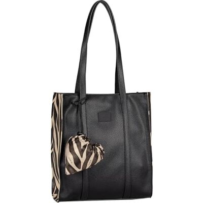 Gabor bags Elfie Luxe Sac à bandoulière avec fermeture éclair pour femme Noir Taille M Gabor bags Elfie Luxe Sac à bandoulière avec fermeture éclair pour femme Noir Taille M