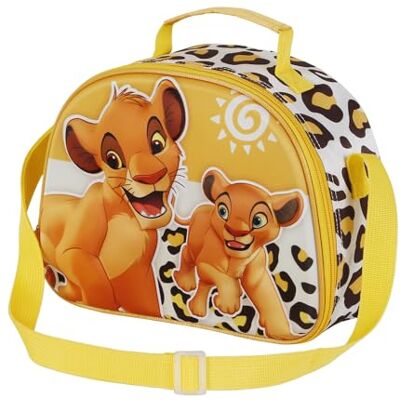 Disney Sac repas 3D Roi Lion Afrique Jaune 25,5 x 20 cm, jaune, One Size, Sac repas 3D Afrique Disney Sac repas 3D Roi Lion Afrique Jaune 25,5 x 20 cm, jaune, One Size, Sac repas 3D Afrique