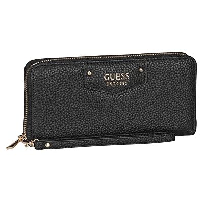 GUESS Eco Brenton SLG LRG Zip Around, Noir (Noir), Taille -, Noir, L, Sac à bandoulière, Noir, L, Sac à bandoulière GUESS Eco Brenton SLG LRG Zip Around, Noir (Noir), Taille -, Noir, L, Sac à bandoulière, Noir, L, Sac à bandoulière