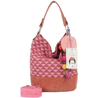 Fritzi aus Preussen Fritzi x Frida Kahlo Izzy07 Limited Canvas Hobo Bag Geo Femme Sac Épaule Sac Bandoulière Sac à Main Loisirs Quotidien Travail Festival Fermeture Magnétique Canvas 37 x 27 x 17 cm, Rose Vif Fritzi aus Preussen Fritzi x Frida Kahlo Izzy07 Limited Canvas Hobo Bag Geo Femme Sac Épaule Sac Bandoulière Sac à Main Loisirs Quotidien Travail Festival Fermeture Magnétique Canvas 37 x 27 x 17 cm, Rose Vif