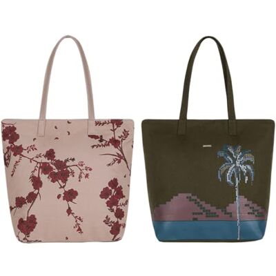 Eco Right Grands sacs fourre-tout pour femmes avec fermeture éclair Sacs à main imperméables écologiques pour femmes Taille unique, Sakura Seaside Dusk, Einheitsgröße, Utilitaire Eco Right Grands sacs fourre-tout pour femmes avec fermeture éclair Sacs à main imperméables écologiques pour femmes Taille unique, Sakura Seaside Dusk, Einheitsgröße, Utilitaire
