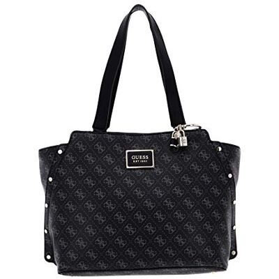 GUESS Tyren Girlfriend Carryall Sacoche Sac Bandoulière Coal, Charbon, Taille unique GUESS Tyren Girlfriend Carryall Sacoche Sac Bandoulière Coal, Charbon, Taille unique