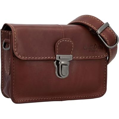 Gusti Leder Gusti Sarah Sac à main en cuir Sac banane Sac banane Sac de festival Sac à bandoulière vintage pour homme et femme (marron foncé), marron foncé, M, vintage Gusti Leder Gusti Sarah Sac à main en cuir Sac banane Sac banane Sac de festival Sac à bandoulière vintage pour homme et femme (marron foncé), marron foncé, M, vintage
