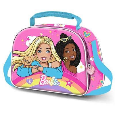 KARACTERMANIA Barbie Rainbow 3D Sac à déjeuner Rose 10 x 26 cm, rose, One Size, Sac à déjeuner 3D arc-en-ciel KARACTERMANIA Barbie Rainbow 3D Sac à déjeuner Rose 10 x 26 cm, rose, One Size, Sac à déjeuner 3D arc-en-ciel