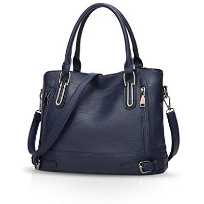 NICOLE & DORIS Femmes Sac à bandoulière Sac fourre-Tout Sac à Main Messenger Bag PU Cuir Grande capacité NICOLE & DORIS Femmes Sac à bandoulière Sac fourre-Tout Sac à Main Messenger Bag PU Cuir Grande capacité