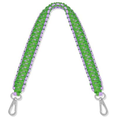 Expatrié Yasmine Sangle de sac à bandoulière pour femme Vert/violet remplaçable avec mousqueton Expatrié Yasmine Sangle de sac à bandoulière pour femme Vert/violet remplaçable avec mousqueton