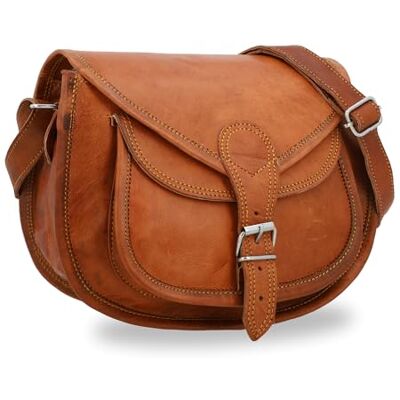 Gusti Leder Gusti Sac cuir Evelyn Sac à main et bandoulière Marron, Cuir, Marron, Abmouchures (BxHxT): 27,5 x 18 x 8 cm Gusti Leder Gusti Sac cuir Evelyn Sac à main et bandoulière Marron, Cuir, Marron, Abmouchures (BxHxT): 27,5 x 18 x 8 cm