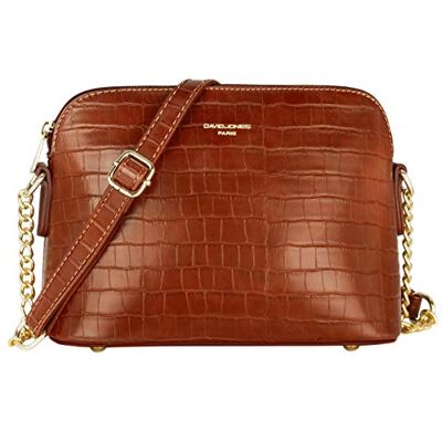 David Jones Petit Sac Bandoulière Femme Sac à Main Chaîne Argentée Porté Epaule Besace Sacoche Messenger Téléphone Cuir PU Rigide Fourre-Tout Ville Voyage Shopping Mode Chic David Jones Petit Sac Bandoulière Femme Sac à Main Chaîne Argentée Porté Epaule Besace Sacoche Messenger Téléphone Cuir PU Rigide Fourre-Tout Ville Voyage Shopping Mode Chic