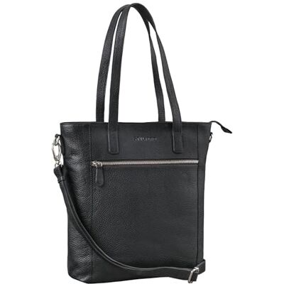 STILORD "Layla" Sacoche Femme Bandoulière Cuir Grand Sac à Main et à Bandoulière Shopper Bag Couleur:noir STILORD "Layla" Sacoche Femme Bandoulière Cuir Grand Sac à Main et à Bandoulière Shopper Bag Couleur:noir