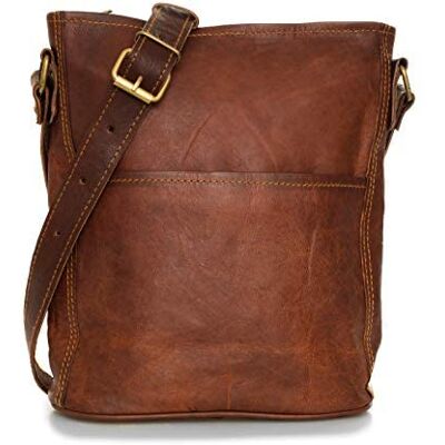 LEABAGS Sac à main en cuir véritable de qualité supérieure pour femme Sac à bandoulière pour femme Sac pour le travail, l'université, l'école, les loisirs Taille L (31 x 29 x 6 cm) Cognac LEABAGS Sac à main en cuir véritable de qualité supérieure pour femme Sac à bandoulière pour femme Sac pour le travail, l'université, l'école, les loisirs Taille L (31 x 29 x 6 cm) Cognac