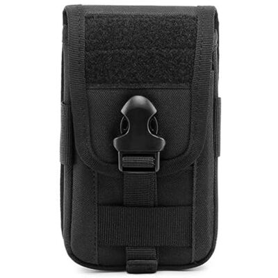BAIGIO Pochette Téléphone Portable Tactique Sac Ceinture Homme Sacoche Molle Militaire pour Camping Randonnée Voyage Airsoft, Noir, Taille unique BAIGIO Pochette Téléphone Portable Tactique Sac Ceinture Homme Sacoche Molle Militaire pour Camping Randonnée Voyage Airsoft, Noir, Taille unique