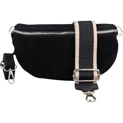 Blade Sac banane pour femme, en daim fait à la main, sac à bandoulière, sac banane en cuir véritable avec sangles à motifs, 3 tailles, sac à bandoulière élégant fabriqué en Italie, cadeau pour elle Blade Sac banane pour femme, en daim fait à la main, sac à bandoulière, sac banane en cuir véritable avec sangles à motifs, 3 tailles, sac à bandoulière élégant fabriqué en Italie, cadeau pour elle